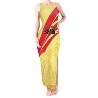 Custom Spain Football Tank Maxi Dress Sport Style - Wonder Print Shop