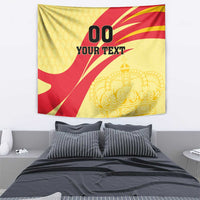 Custom Spain Football Tapestry Sport Style - Wonder Print Shop