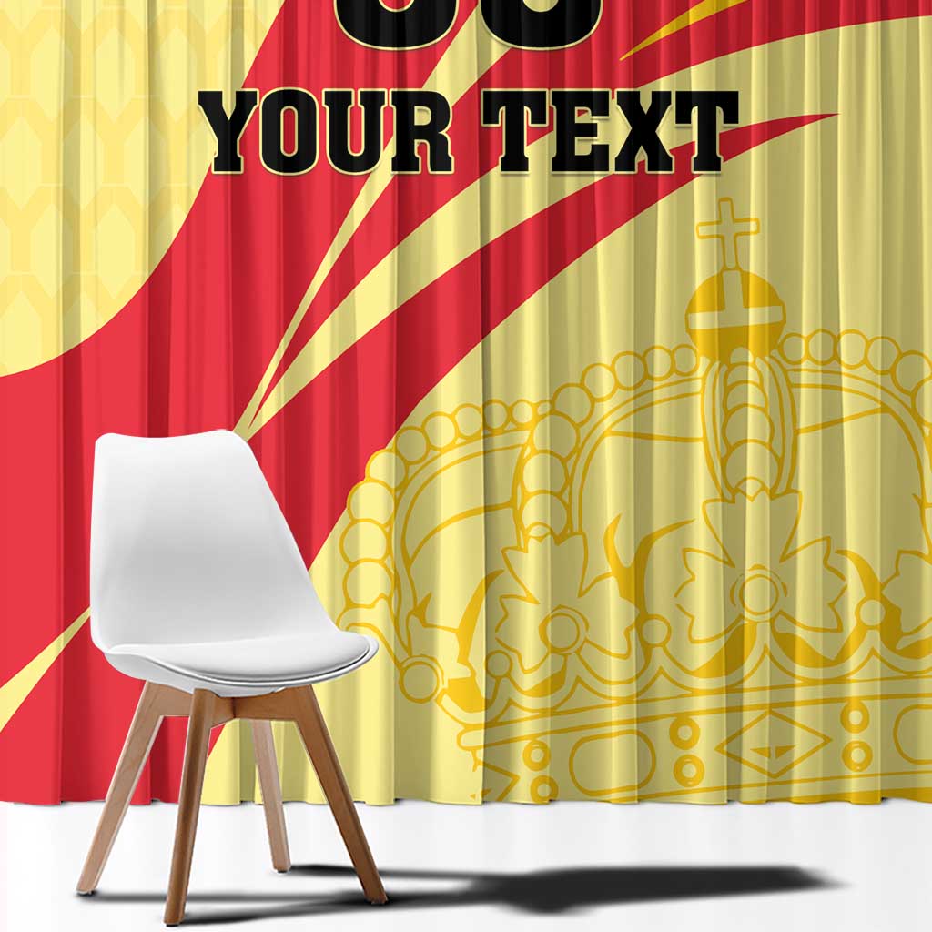 Custom Spain Football Window Curtain Sport Style - Wonder Print Shop