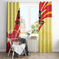 Custom Spain Football Window Curtain Sport Style - Wonder Print Shop