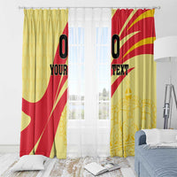 Custom Spain Football Window Curtain Sport Style - Wonder Print Shop