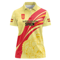 Custom Spain Football Women Polo Shirt Sport Style - Wonder Print Shop