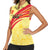 Custom Spain Football Women Sleeveless Polo Shirt Sport Style - Wonder Print Shop