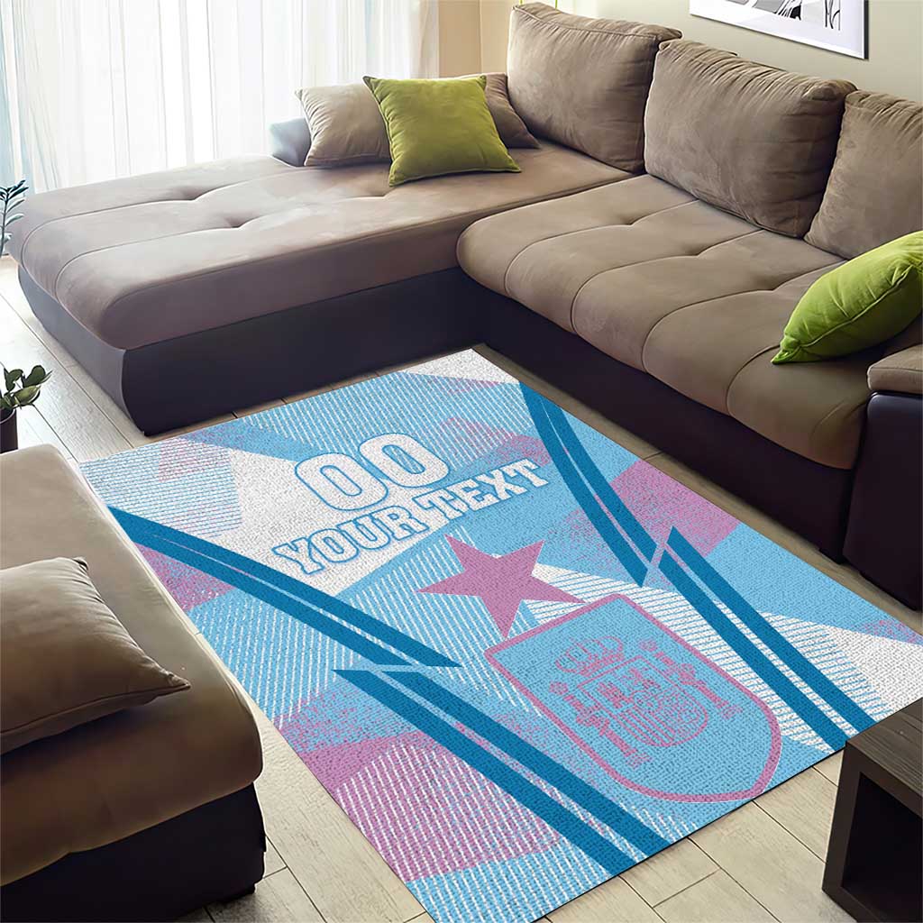 Custom Spain Football Area Rug Simple Style - Wonder Print Shop