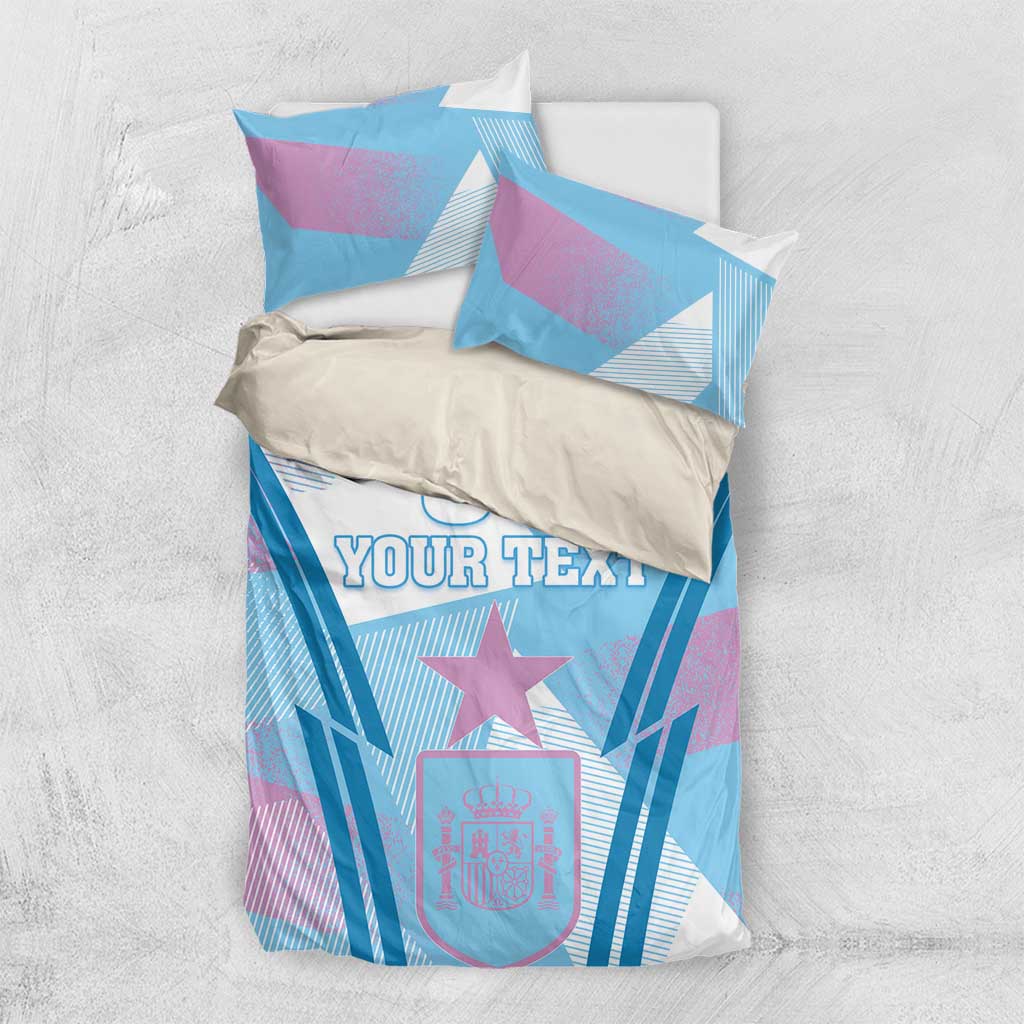Custom Spain Football Bedding Set Simple Style - Wonder Print Shop