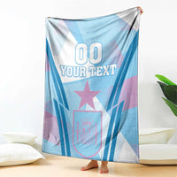 Custom Spain Football Blanket Simple Style