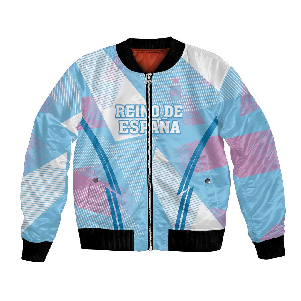 Custom Spain Football Bomber Jacket Simple Style - Wonder Print Shop