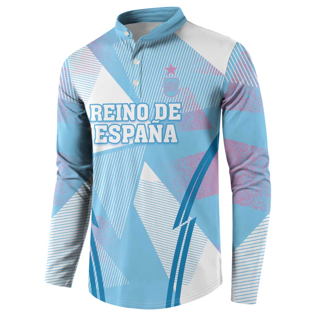 Custom Spain Football Button Sweatshirt Simple Style - Wonder Print Shop