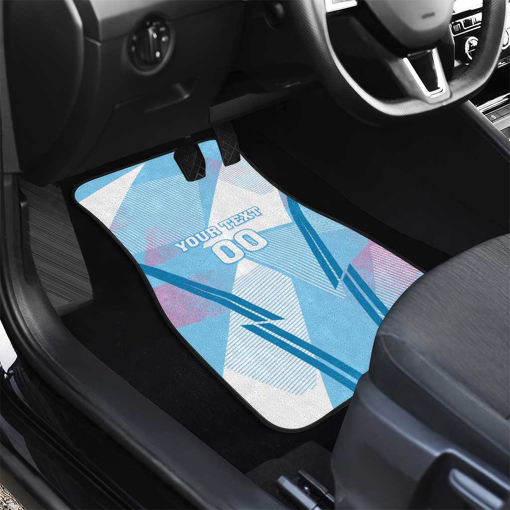 Custom Spain Football Car Mats Simple Style - Wonder Print Shop