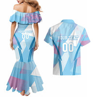 Custom Spain Football Couples Matching Mermaid Dress and Hawaiian Shirt Simple Style - Wonder Print Shop
