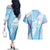 Custom Spain Football Couples Matching Off The Shoulder Long Sleeve Dress and Hawaiian Shirt Simple Style - Wonder Print Shop