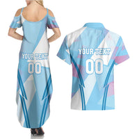 Custom Spain Football Couples Matching Summer Maxi Dress and Hawaiian Shirt Simple Style - Wonder Print Shop