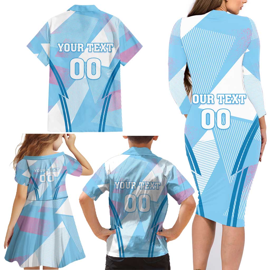 Custom Spain Football Family Matching Long Sleeve Bodycon Dress and Hawaiian Shirt Simple Style - Wonder Print Shop