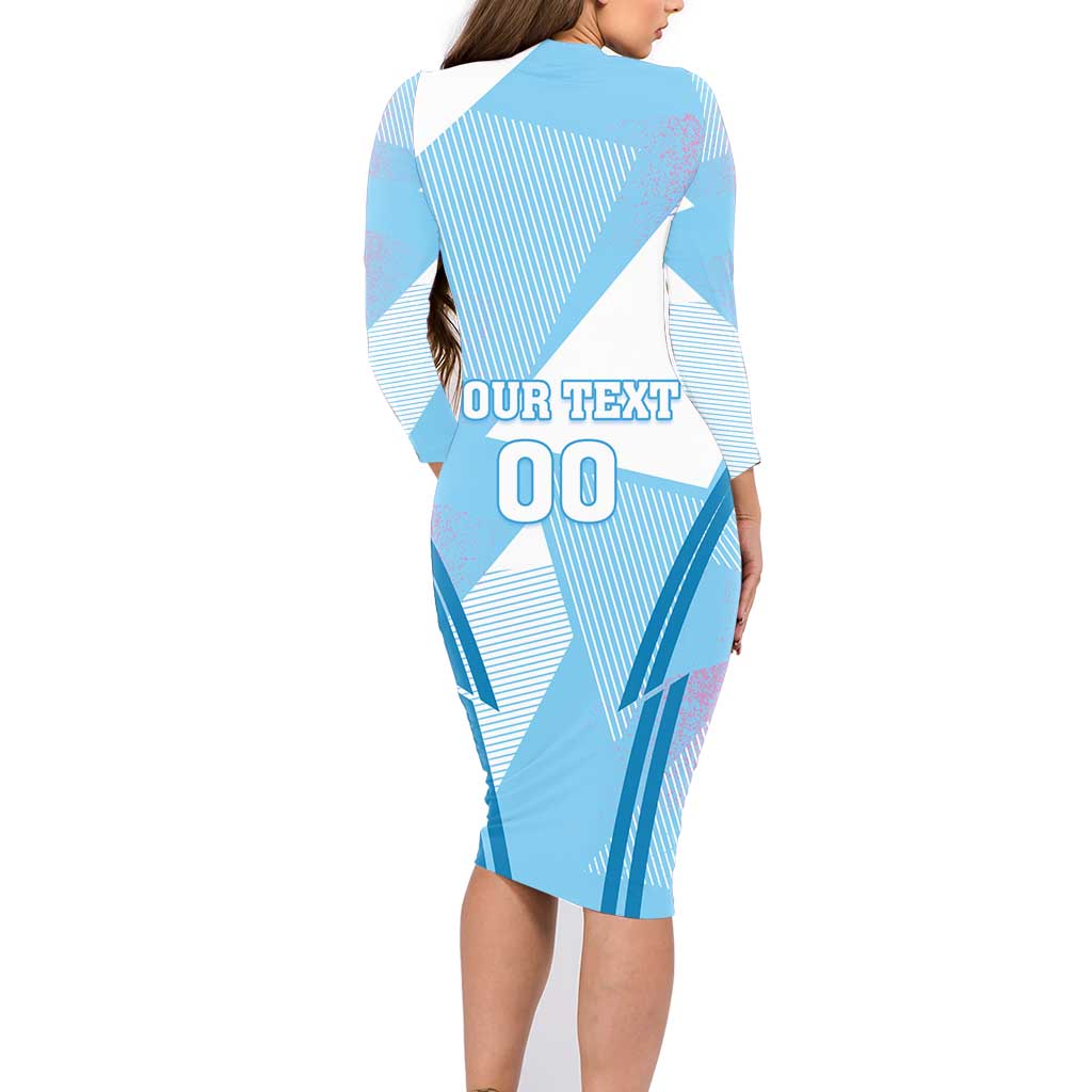 Custom Spain Football Family Matching Long Sleeve Bodycon Dress and Hawaiian Shirt Simple Style - Wonder Print Shop