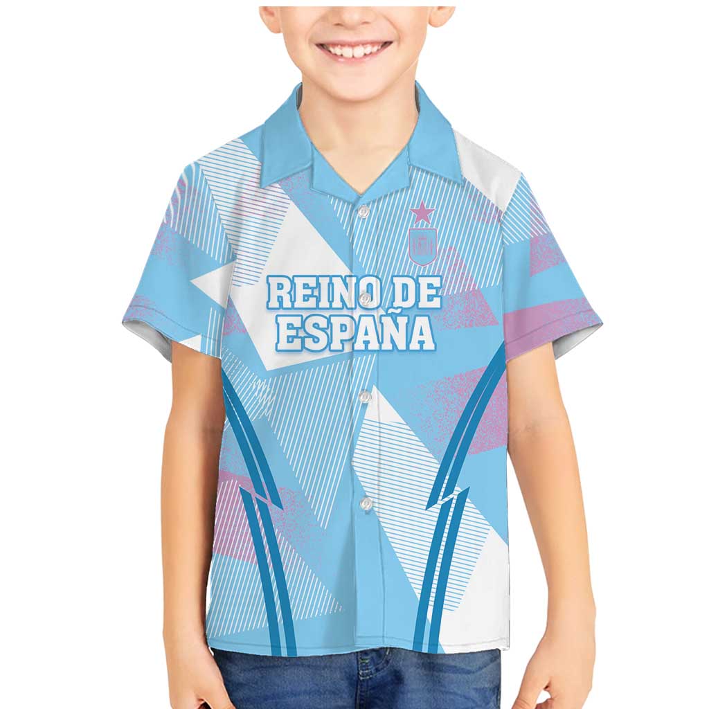 Custom Spain Football Family Matching Mermaid Dress and Hawaiian Shirt Simple Style - Wonder Print Shop