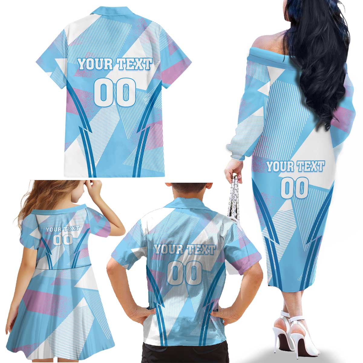 Custom Spain Football Family Matching Off The Shoulder Long Sleeve Dress and Hawaiian Shirt Simple Style - Wonder Print Shop