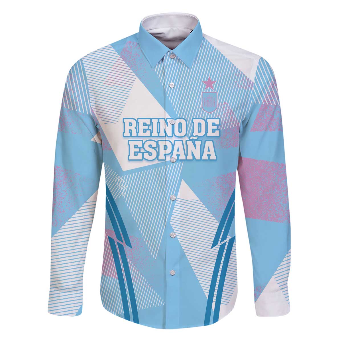 Custom Spain Football Family Matching Puletasi and Hawaiian Shirt Simple Style - Wonder Print Shop