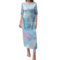 Custom Spain Football Family Matching Puletasi and Hawaiian Shirt Simple Style - Wonder Print Shop