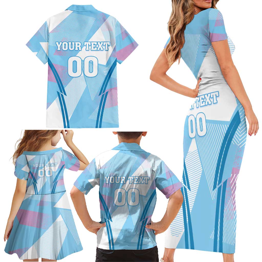 Custom Spain Football Family Matching Short Sleeve Bodycon Dress and Hawaiian Shirt Simple Style - Wonder Print Shop