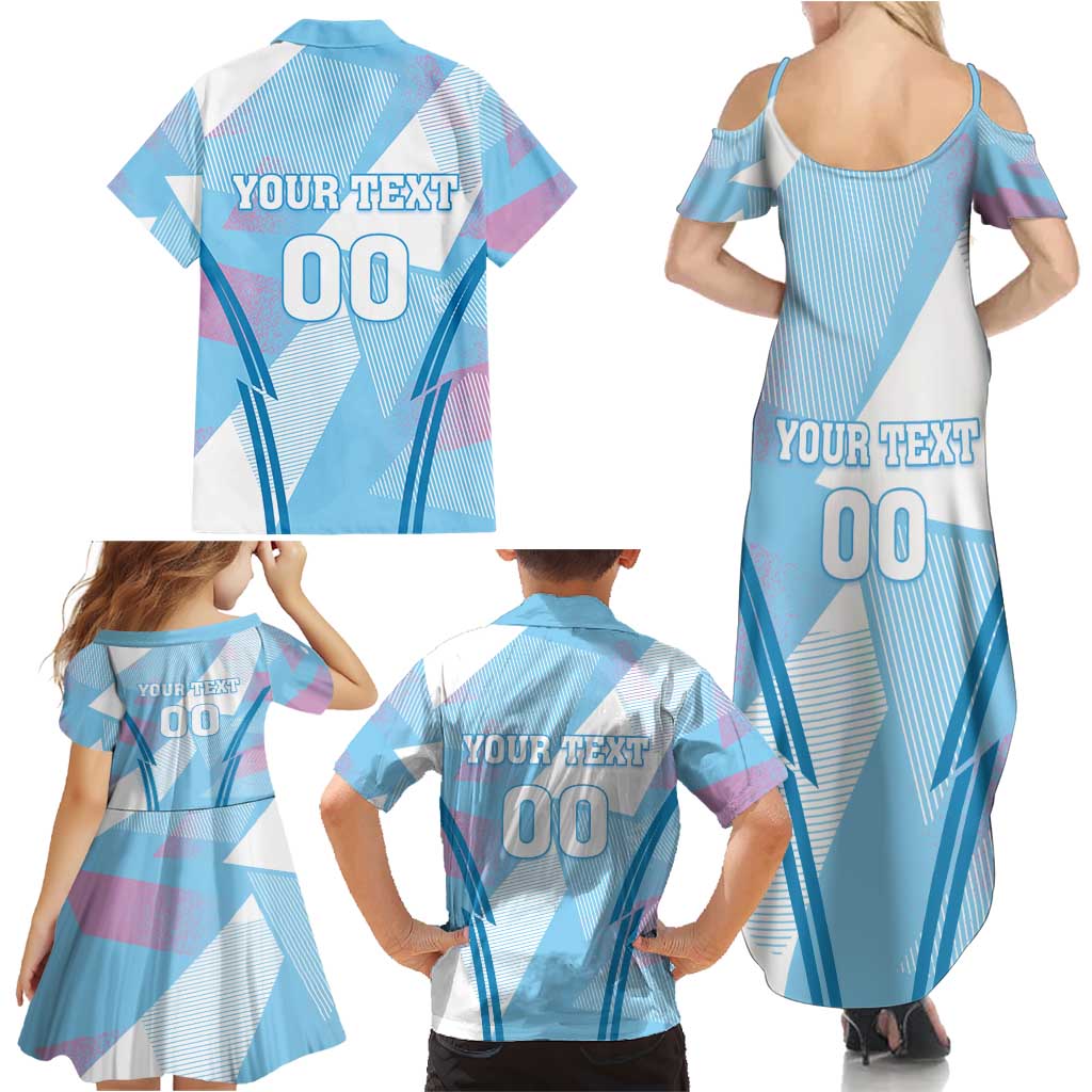 Custom Spain Football Family Matching Summer Maxi Dress and Hawaiian Shirt Simple Style - Wonder Print Shop