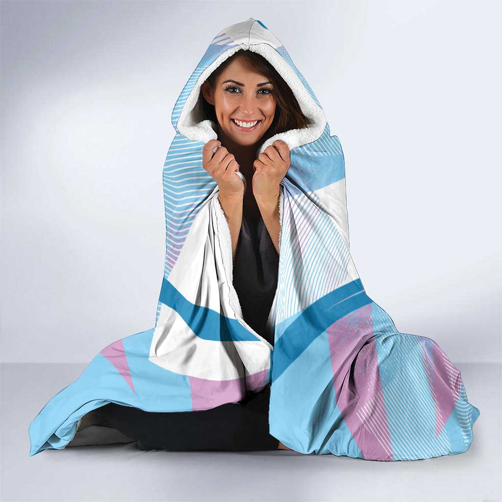 Custom Spain Football Hooded Blanket Simple Style