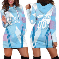 Custom Spain Football Hoodie Dress Simple Style - Wonder Print Shop