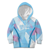 Custom Spain Football Kid Hoodie Simple Style - Wonder Print Shop
