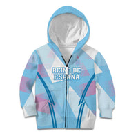 Custom Spain Football Kid Hoodie Simple Style - Wonder Print Shop