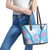 Custom Spain Football Leather Tote Bag Simple Style - Wonder Print Shop