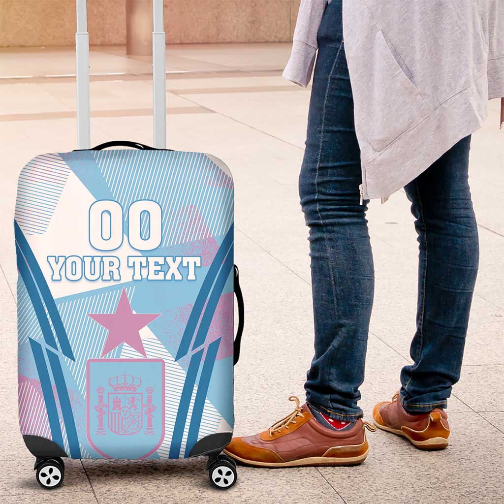 Custom Spain Football Luggage Cover Simple Style - Wonder Print Shop