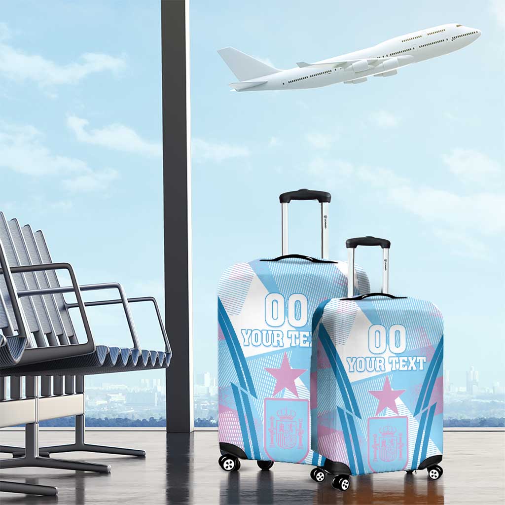 Custom Spain Football Luggage Cover Simple Style - Wonder Print Shop