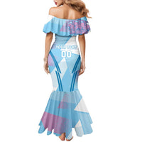 Custom Spain Football Mermaid Dress Simple Style - Wonder Print Shop