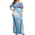 Custom Spain Football Off Shoulder Maxi Dress Simple Style - Wonder Print Shop