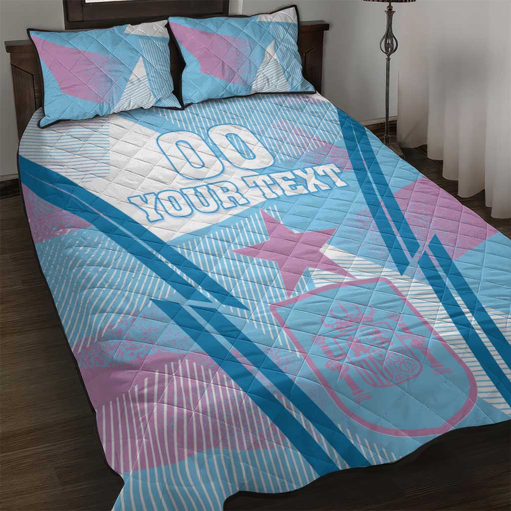 Custom Spain Football Quilt Bed Set Simple Style - Wonder Print Shop