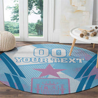 Custom Spain Football Round Carpet Simple Style