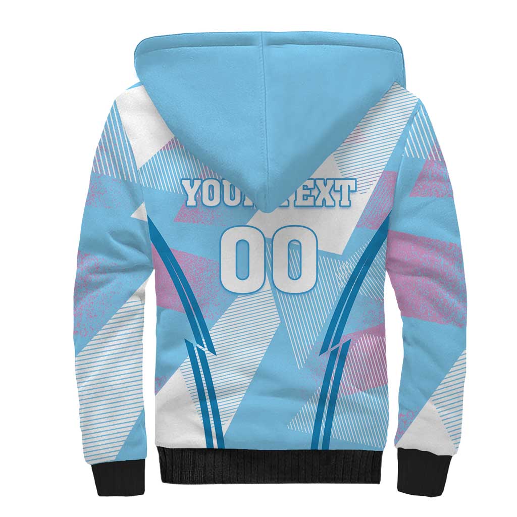 Custom Spain Football Sherpa Hoodie Simple Style - Wonder Print Shop