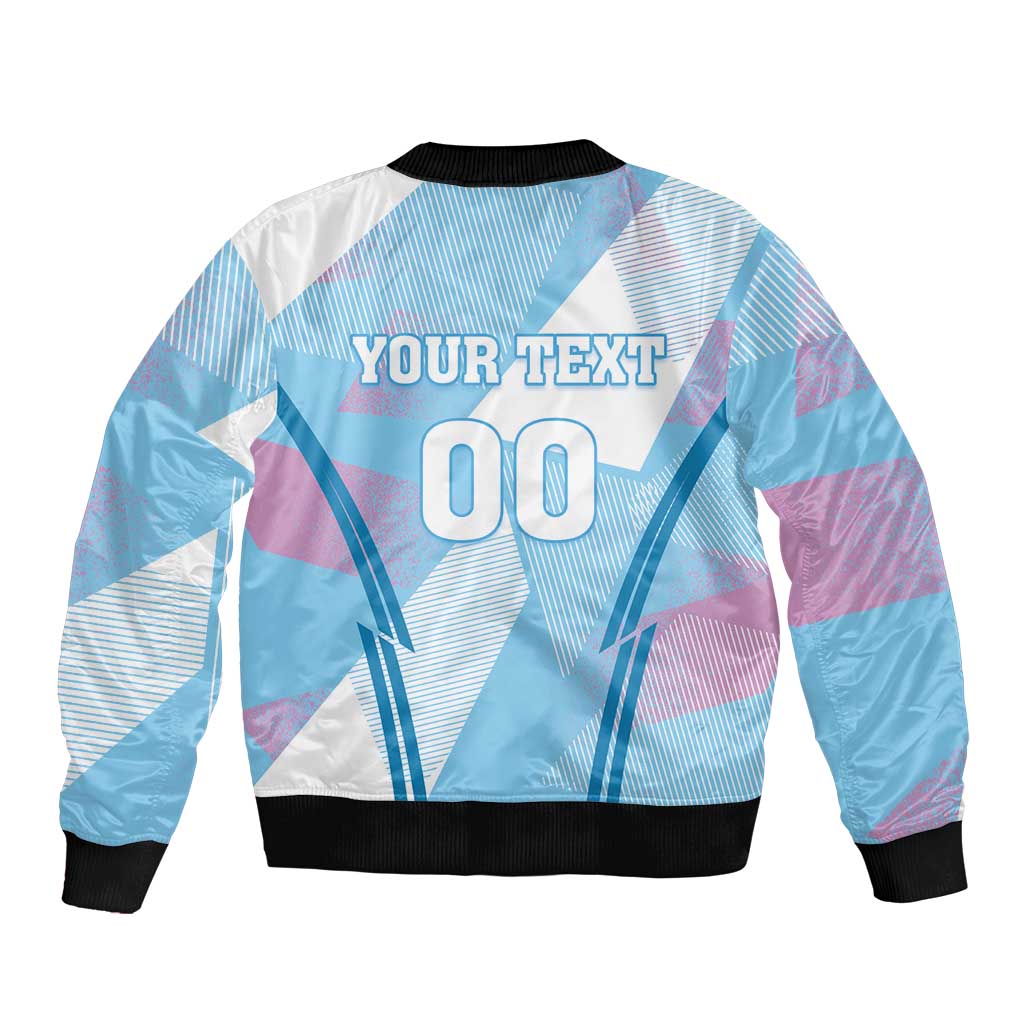 Custom Spain Football Sleeve Zip Bomber Jacket Simple Style - Wonder Print Shop