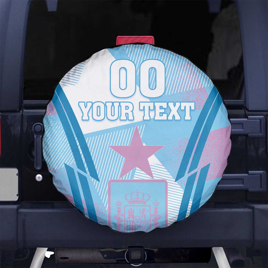 Custom Spain Football Spare Tire Cover Simple Style - Wonder Print Shop