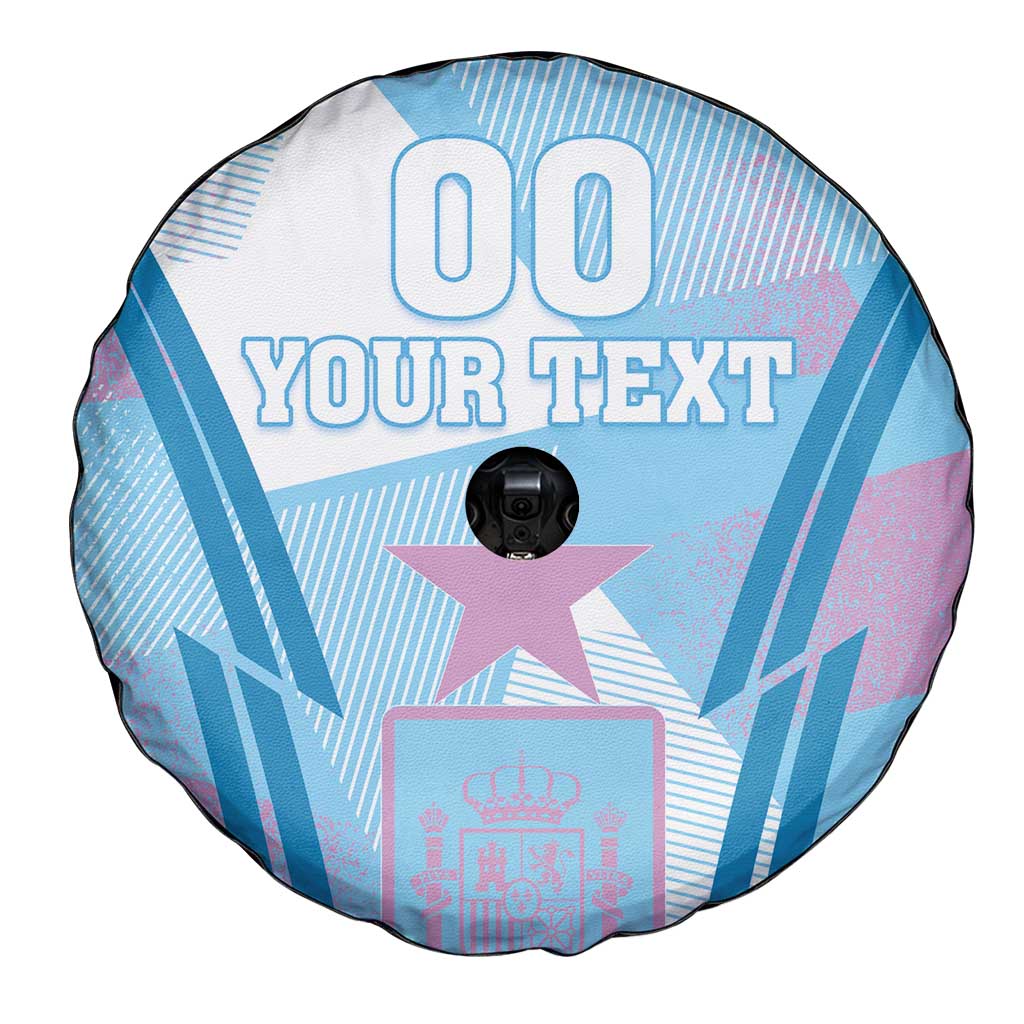Custom Spain Football Spare Tire Cover Simple Style - Wonder Print Shop