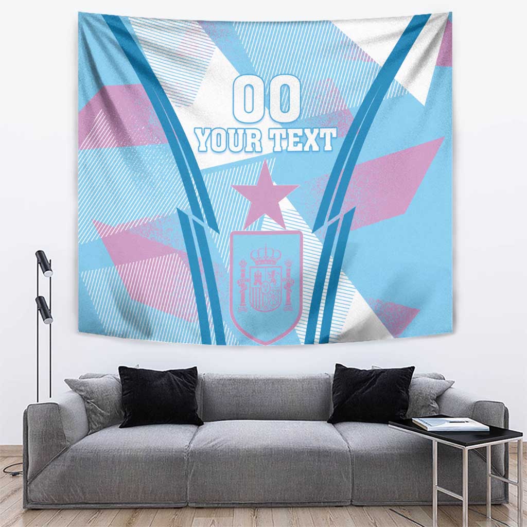 Custom Spain Football Tapestry Simple Style - Wonder Print Shop