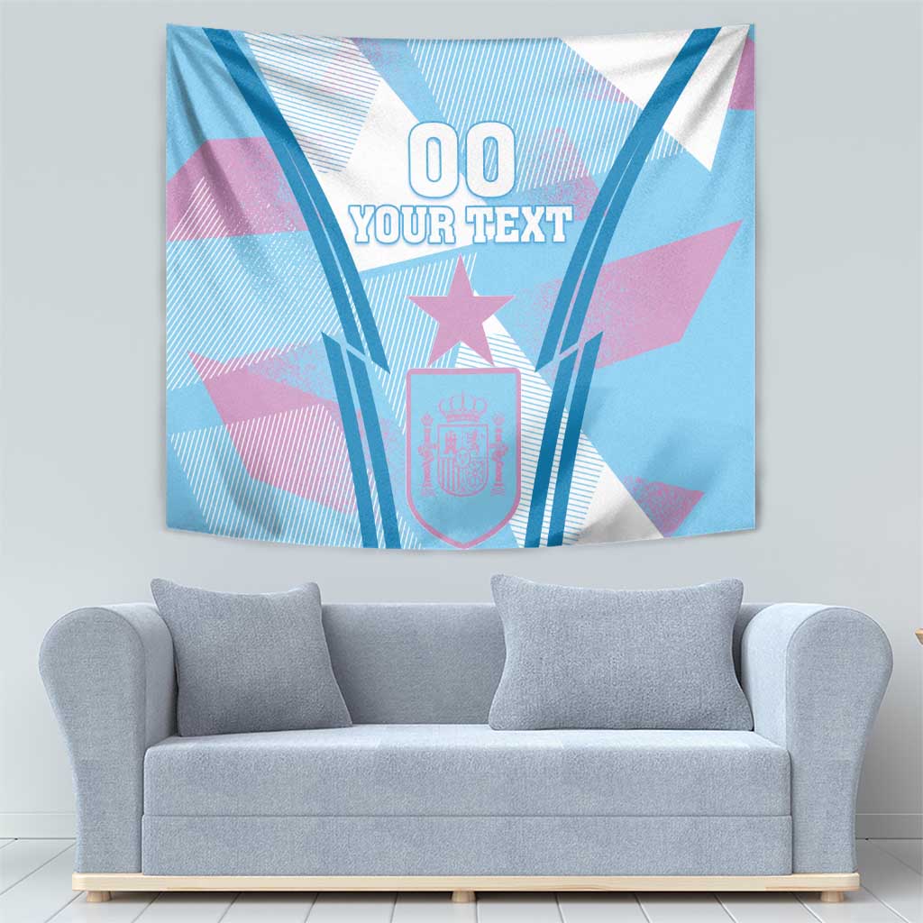 Custom Spain Football Tapestry Simple Style - Wonder Print Shop