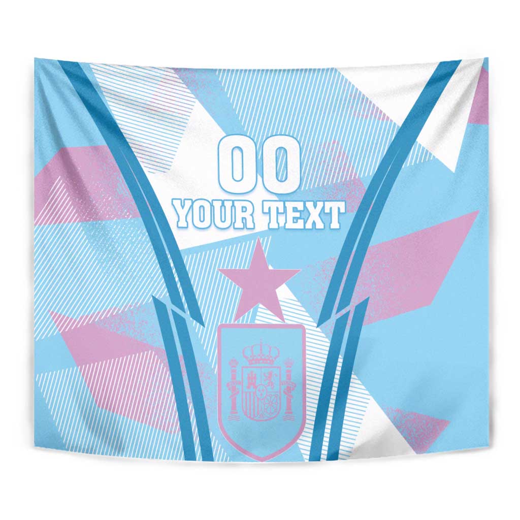 Custom Spain Football Tapestry Simple Style - Wonder Print Shop