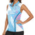 Custom Spain Football Women Sleeveless Polo Shirt Simple Style - Wonder Print Shop