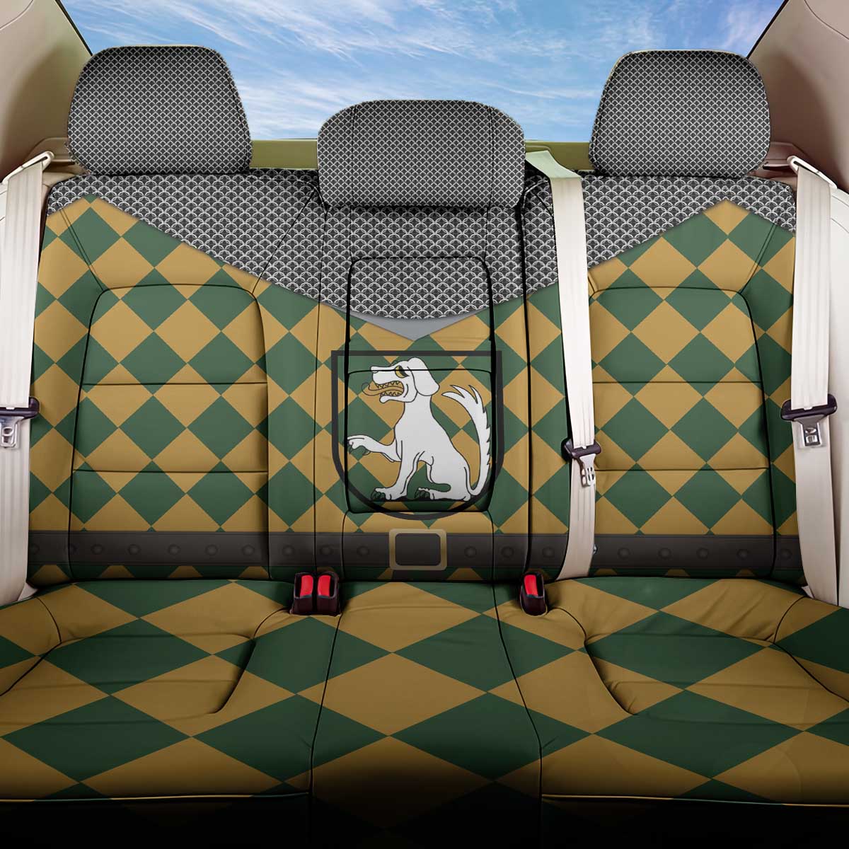 Knights Germany Costumes Back Car Seat Cover - Wonder Print Shop