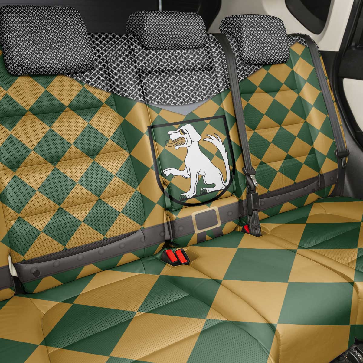 Knights Germany Costumes Back Car Seat Cover - Wonder Print Shop