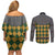 Knights Germany Costumes Couples Matching Off Shoulder Short Dress and Long Sleeve Button Shirt - Wonder Print Shop