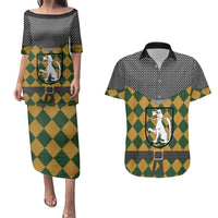 Knights Germany Costumes Couples Matching Puletasi and Hawaiian Shirt - Wonder Print Shop