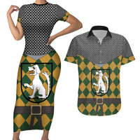 Knights Germany Costumes Couples Matching Short Sleeve Bodycon Dress and Hawaiian Shirt - Wonder Print Shop