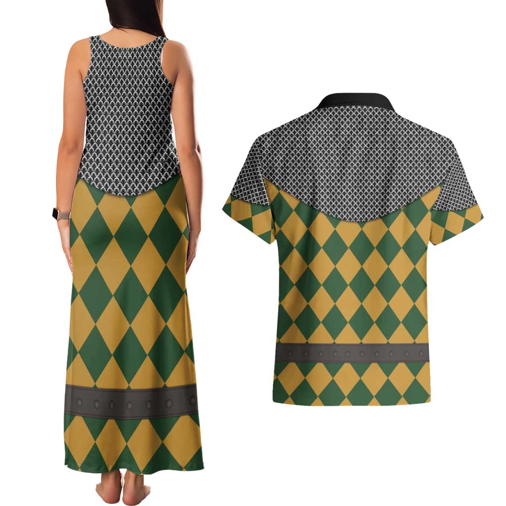 Knights Germany Costumes Couples Matching Tank Maxi Dress and Hawaiian Shirt - Wonder Print Shop