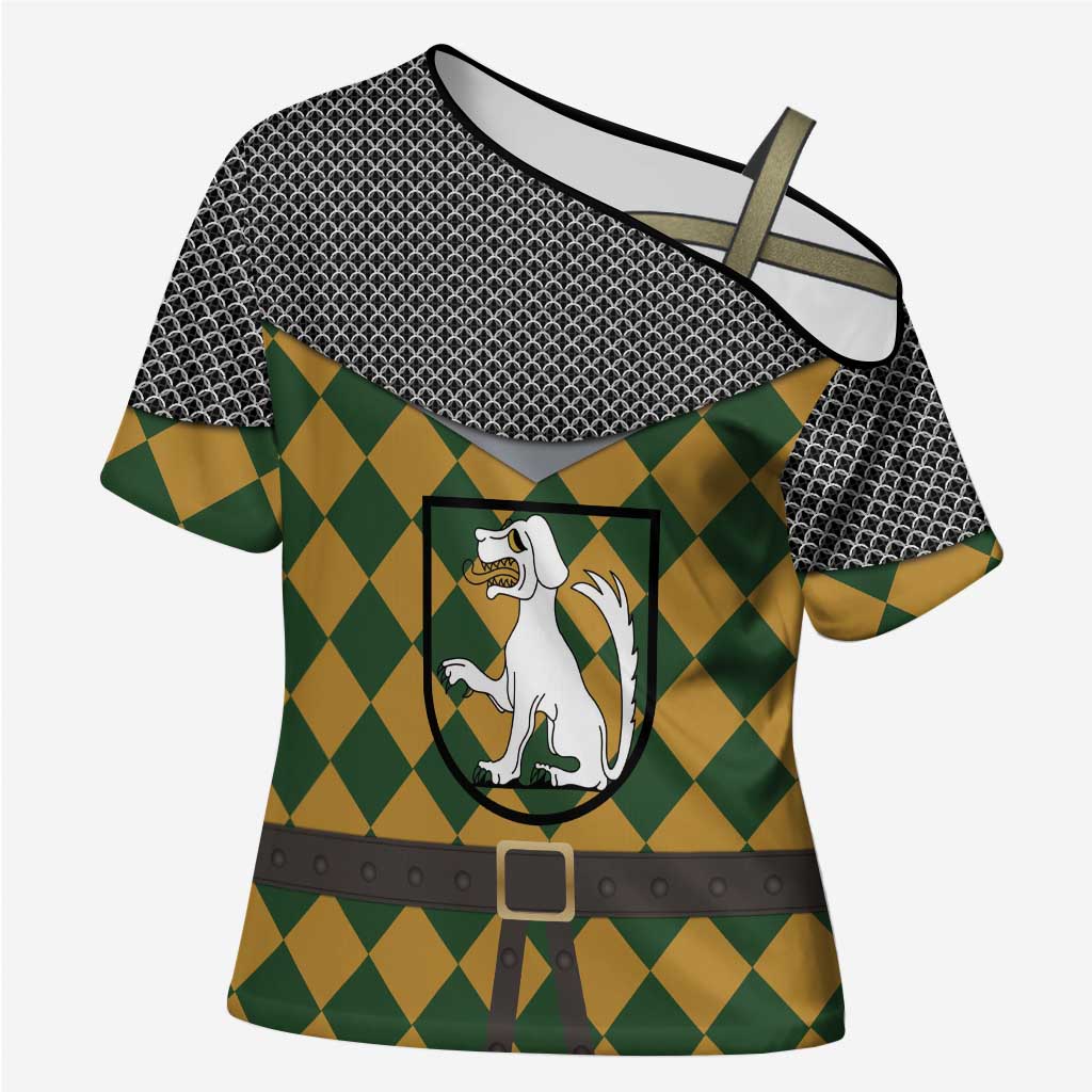 Knights Germany Costumes Cross Shoulder Shirt - Wonder Print Shop